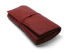 GERmanikure Small  Leather Roll Up Case - Red