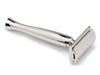 Traditional Razor with Flared Handle in High Polished Finish by Erbe, Germany