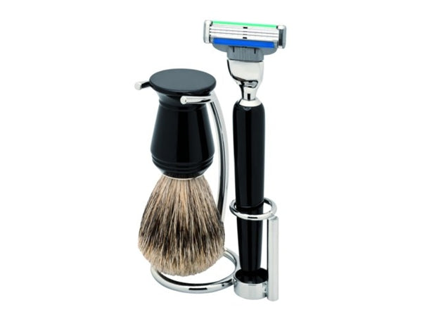 Erbe Razors Shaving Set with Pure Badger Brush by Erbe, Germany – Zamberg Com