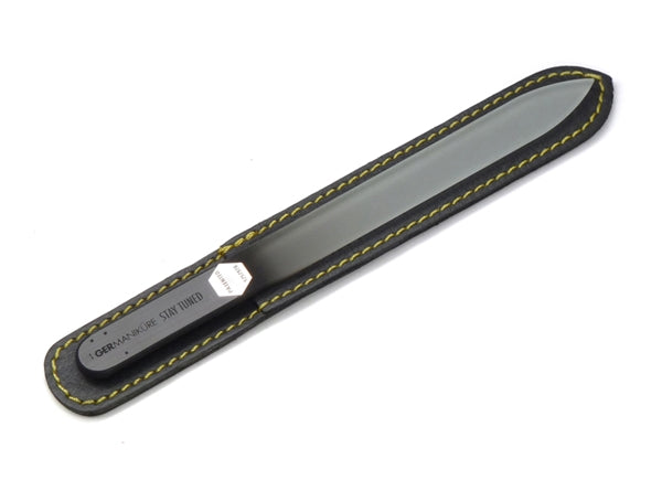 'STAY TUNED' Musicians Edition Crystal Glass Nail File in Suede