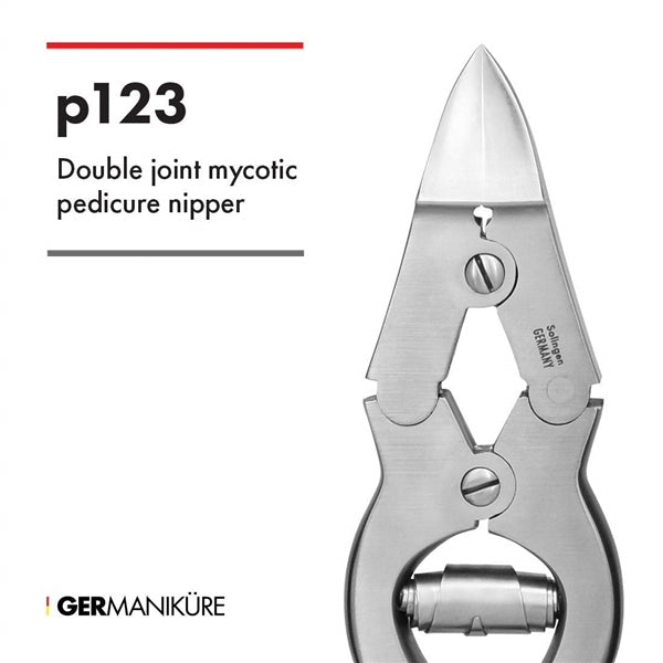 p123 - Pedicure Nippers for Toenail Fungus FINOX® Surgical Stainless Steel Mycotic Toenail Nippers