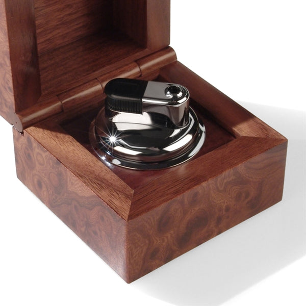 Root and Ebony Wood Box Lighter by Jemar, Spain