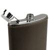 Cowhide Ostrich Leather 225 ml Hip Flask by Beier Lederwaren, Germany