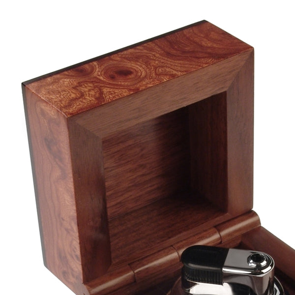 Root and Ebony Wood Box Lighter by Jemar, Spain