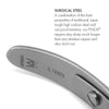 r173 - 3mm 1/4 Jaw Standard Cuticle Nippers FINOX® Surgical Stainless Steel Cuticle Remover