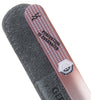 'PERFECTON IS OVERRATED' Genuine Czech Crystal Glass Nail File in Suede