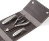 TopInox® "HAVANNA XL" - 7 pcs Matte Stainless Steel Manicure Set by Niegeloh, Germany