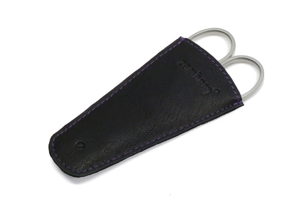 Medium Leather Sleeve in Black for Scissors 9.5cm by Zamberg