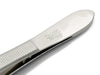 Nickel Plated High Carbon Steel Gold Tipped Slanted Tweezers by Niegeloh, Germany