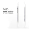 3pcs Genuine Patented Czech Crystal Glass Nail Files Set - Cuticle Stick Rounded Baby File in Suede