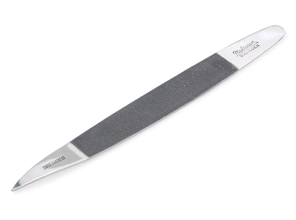 Triple-Cut Double-Sided 9cm Nail File Cuticle Pusher & Nail Cleaner by Malteser, Germany