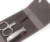 TopInox®"HAVANNA L"  - 5 pcs Matte Stainless Steel Manicure Set for Men by Niegeloh, Germany
