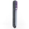 'SHE BELIEVED SHE COULD SO SHE DID' Genuine Czech Crystal Glass Nail File in Suede