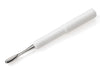 German Cuticle Pusher with White Handle by Malteser