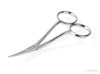 Nickel Plated High Carbon Sewing Machine Scissors with Curved Blades and Handles by Premax®, Italy