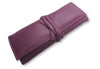 GERmanikure Small Leather Roll Up Case - Berry
