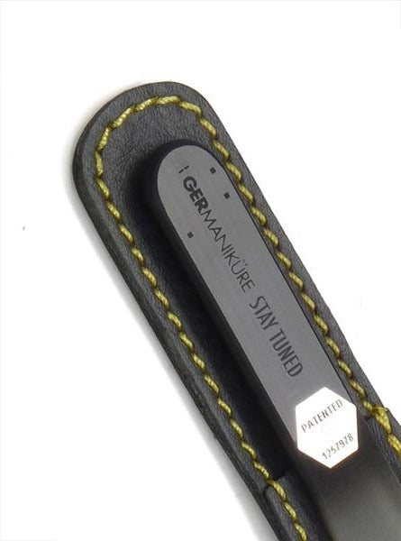 'STAY TUNED' Musicians Edition Crystal Glass Nail File in Suede