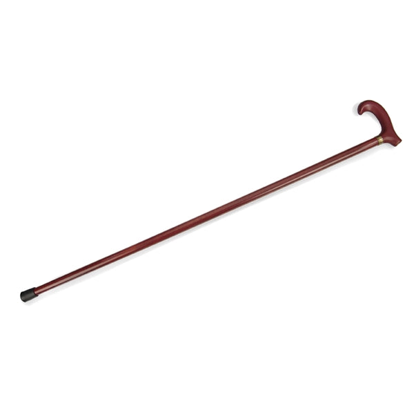 Leather Handle Beech Wood Cane by Finna, Spain