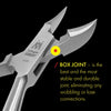 p122 - Combination Concave & Straight Nail and Toenail Nippers FINOX® Surgical Stainless Steel