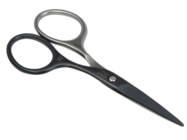 Self-sharpening Mustache & Beard Scissors FINOX22 Titanium Coated Stainless Steel Hair Trimmer