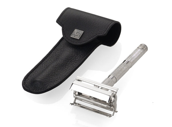 Erbe Razors Deluxe Safety Razor in Fine Leather Case by Erbe, Germany – Zamberg Com