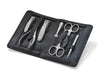 TopInox®"IMANTADO XL"- 7 pcs Matte Stainless Steel Manicure Set for Men by Niegeloh, Germany